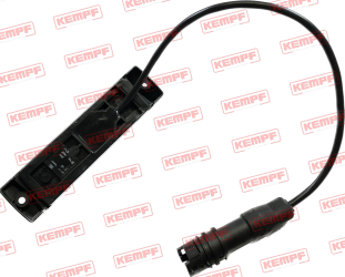 Preview: 96316 Kempf Positionsleuchte, weiß, LED, 130x32 mm, Leitung 300mm